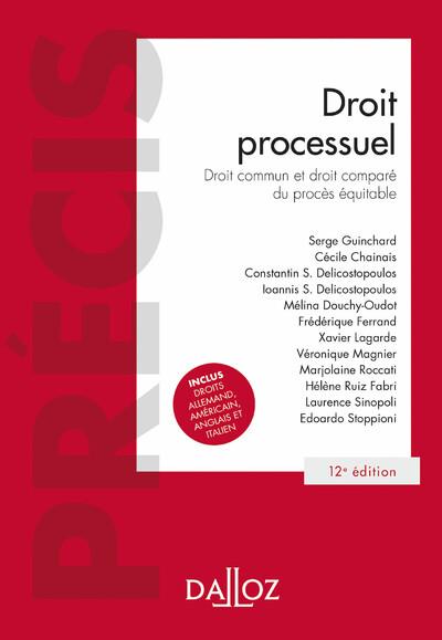 Couverture de l'ouvrage Droit processuel