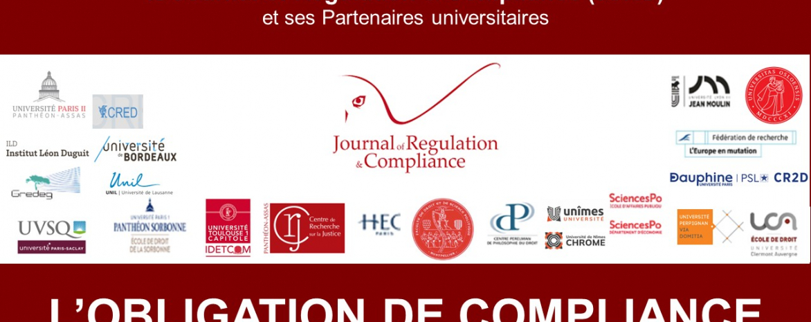 L'obligation de compliance - JoRC