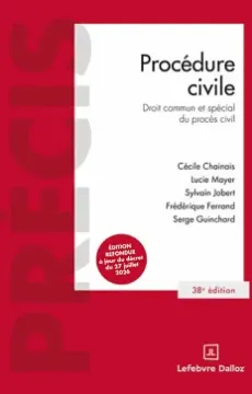 Procédure civile Droit commun et spécial du procès civil, 38e édition